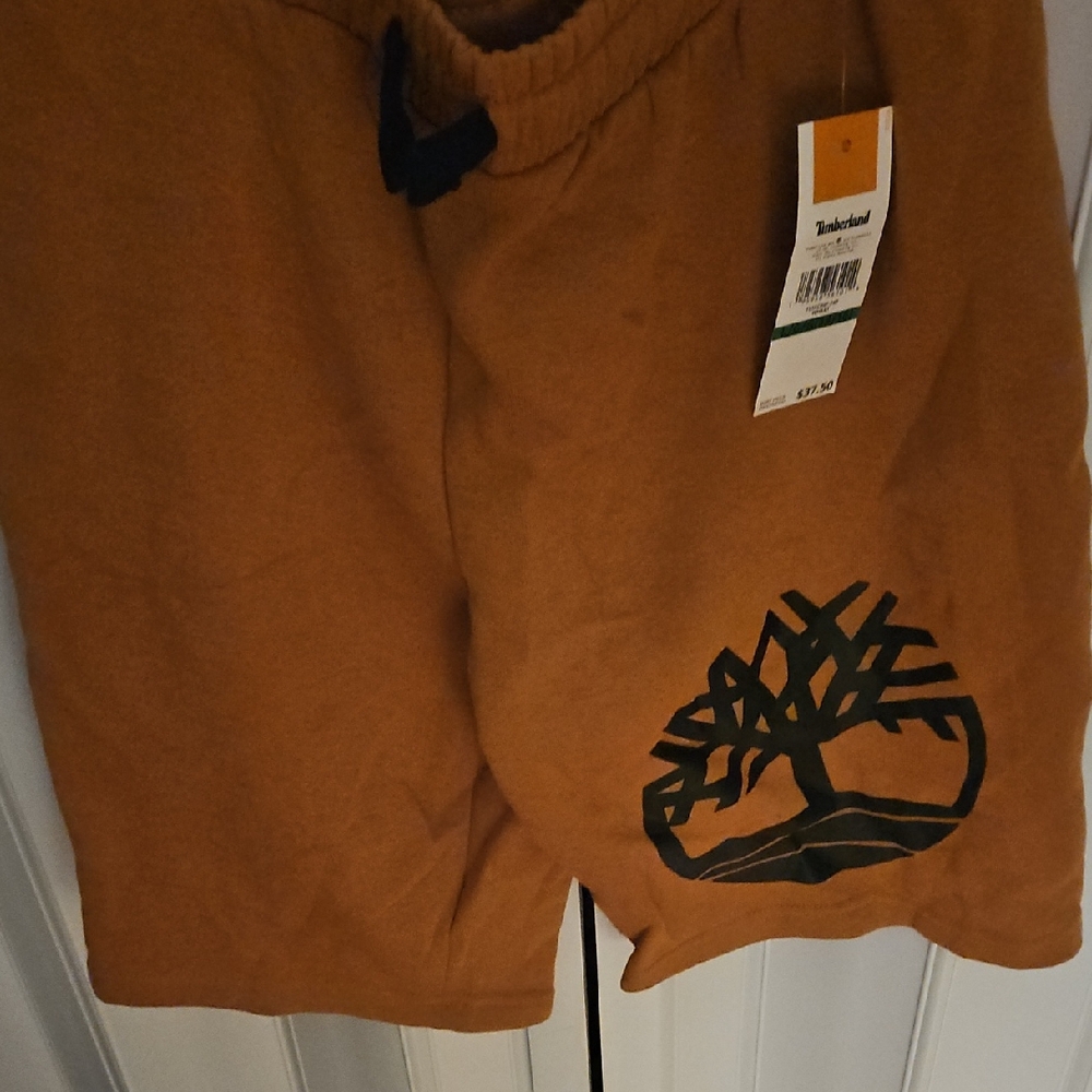 Timberland Big Boys Tan Athletic Shorts